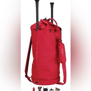 Easton Elite Retro Duffle Baseball Bat Pack - Red